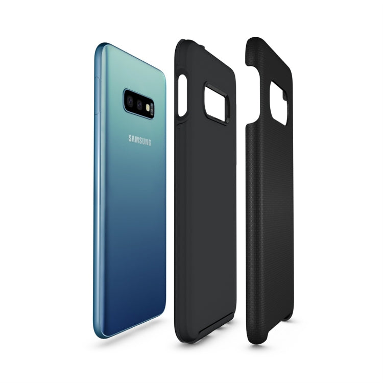 Anti-slip Armor Texture TPU + PC Case for Galaxy S10 E