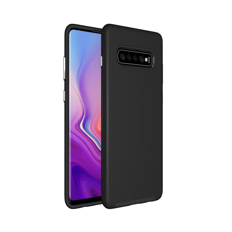 Anti-slip Armor Texture TPU + PC Case for Galaxy S10 Plus