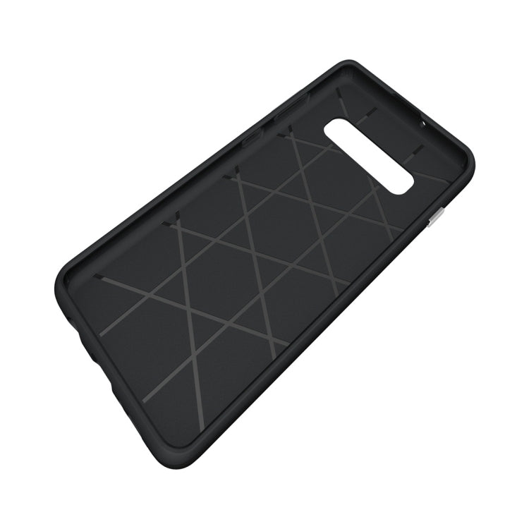 Anti-slip Armor Texture TPU + PC Case for Galaxy S10 Plus