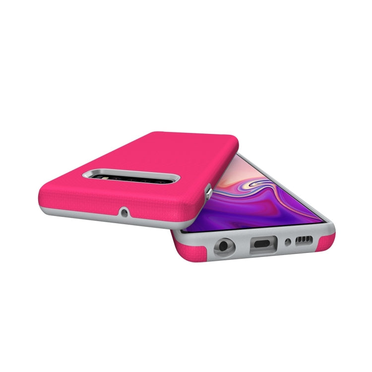 Anti-slip Armor Texture TPU + PC Case for Galaxy S10 Plus