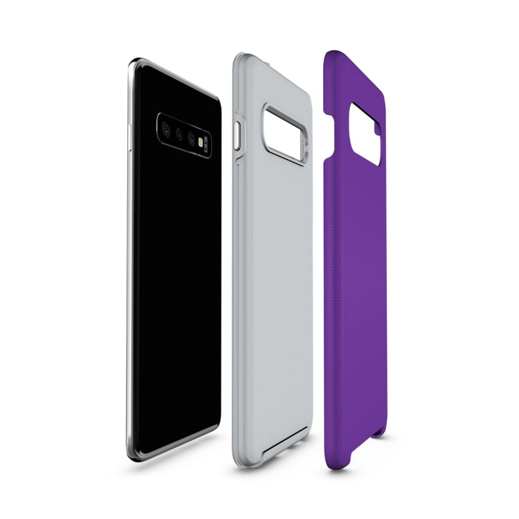 Anti-slip Armor Texture TPU + PC Case for Galaxy S10