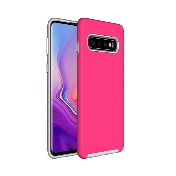 Anti-slip Armor Texture TPU + PC Case for Galaxy S10