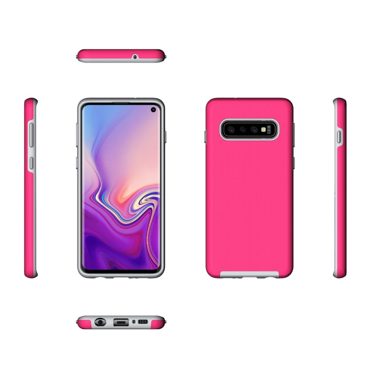 Anti-slip Armor Texture TPU + PC Case for Galaxy S10