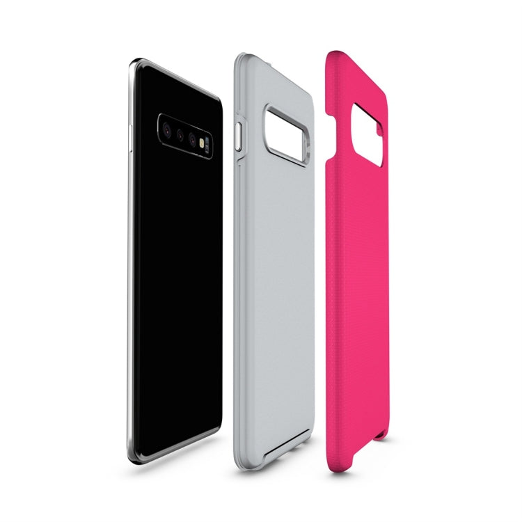Anti-slip Armor Texture TPU + PC Case for Galaxy S10