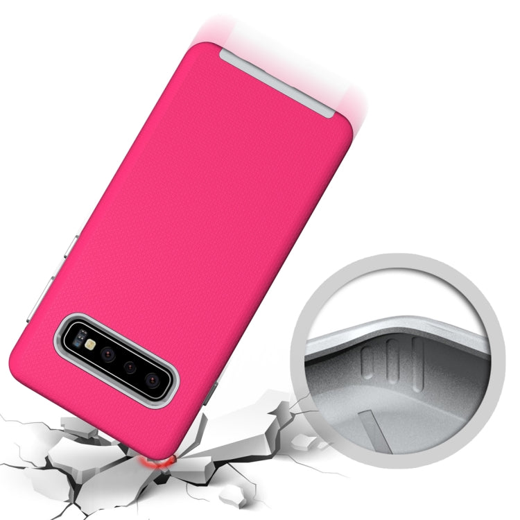 Anti-slip Armor Texture TPU + PC Case for Galaxy S10