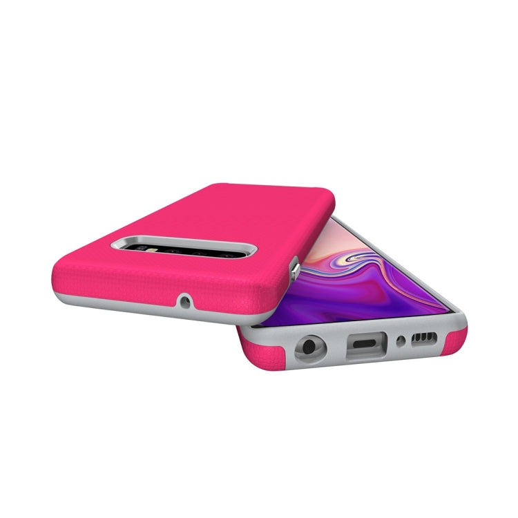 Anti-slip Armor Texture TPU + PC Case for Galaxy S10