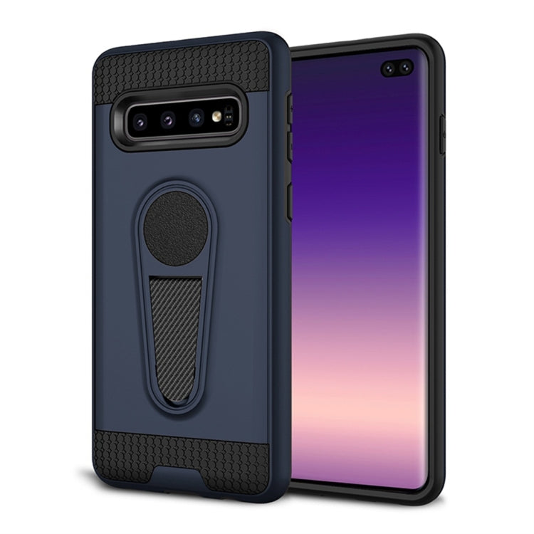 Shockproof Armor TPU + PC Protective Case for Galaxy S10 Plus, with Holder