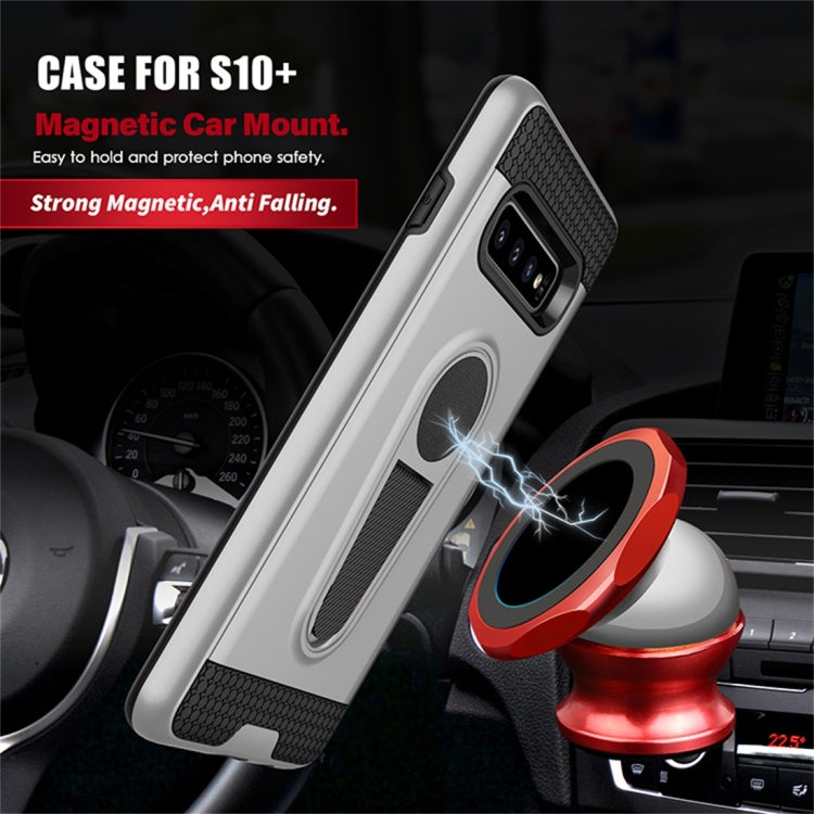 Shockproof Armor TPU + PC Protective Case for Galaxy S10 Plus, with Holder
