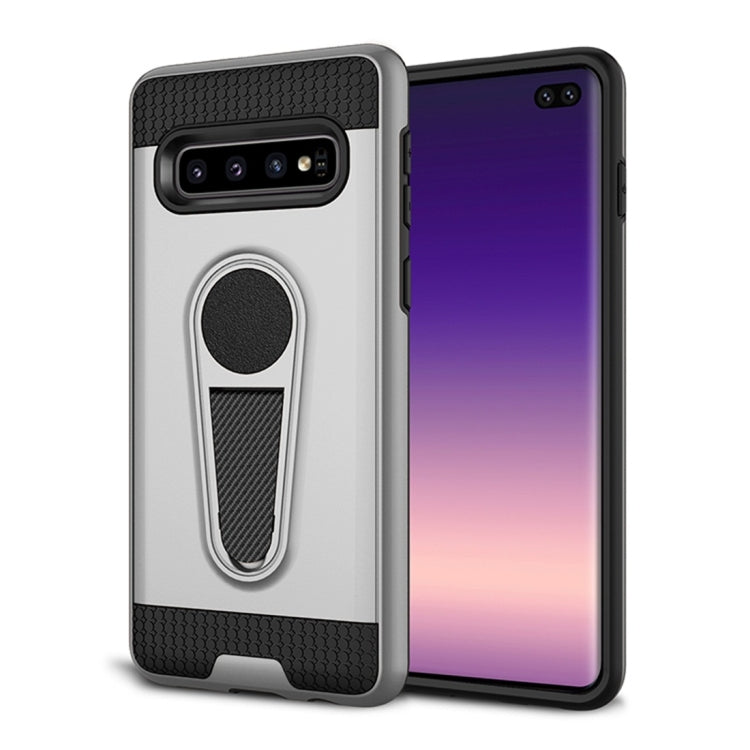 Shockproof Armor TPU + PC Protective Case for Galaxy S10 Plus, with Holder