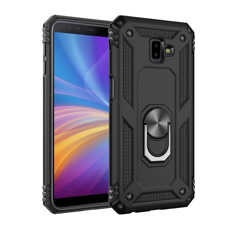 Armor Shockproof TPU + PC Protective Case for Galaxy J6 Plus, with 360 Degree Rotation Holder
