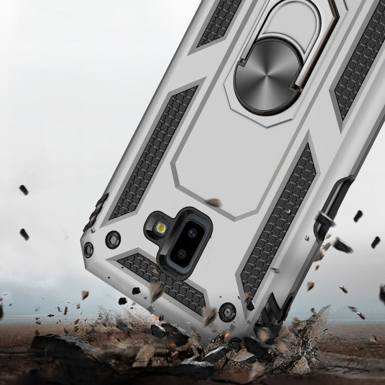 Armor Shockproof TPU + PC Protective Case for Galaxy J6 Plus, with 360 Degree Rotation Holder