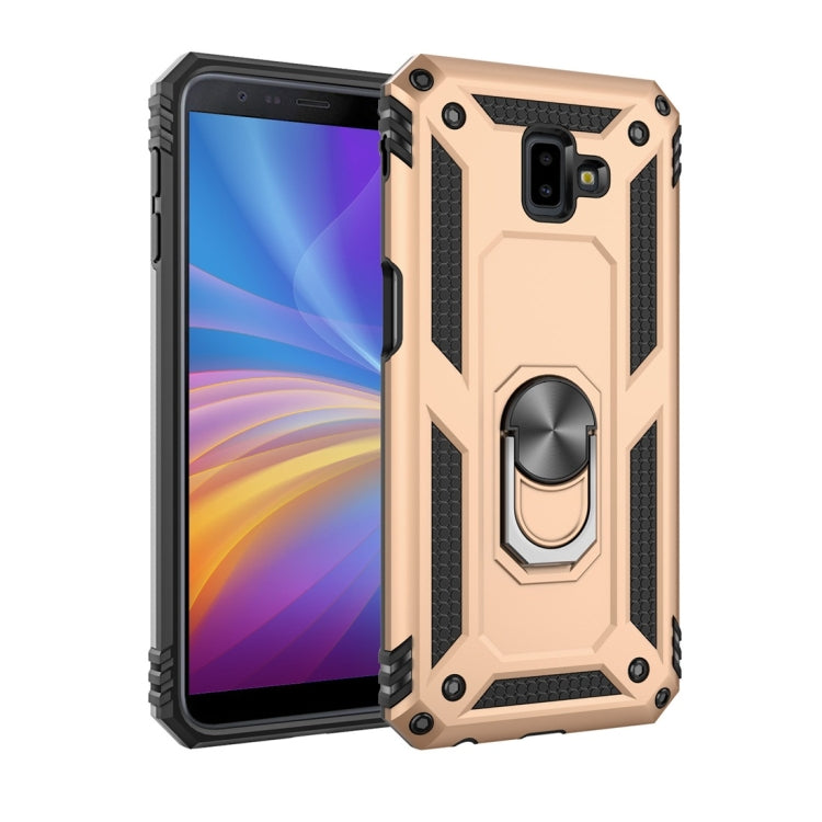 Armor Shockproof TPU + PC Protective Case for Galaxy J6 Plus, with 360 Degree Rotation Holder