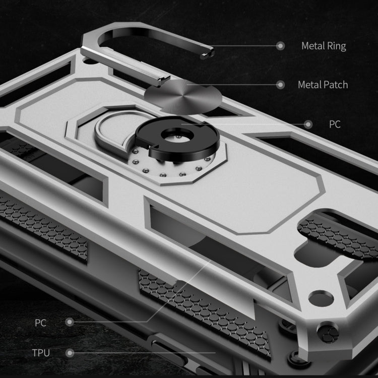 Armor Shockproof TPU + PC Protective Case for Galaxy J6 Plus, with 360 Degree Rotation Holder