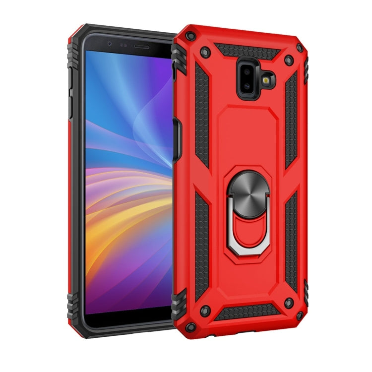 Armor Shockproof TPU + PC Protective Case for Galaxy J6 Plus, with 360 Degree Rotation Holder