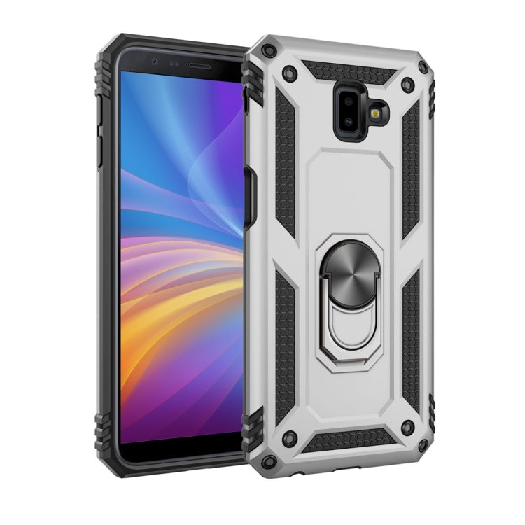 Armor Shockproof TPU + PC Protective Case for Galaxy J6 Plus, with 360 Degree Rotation Holder