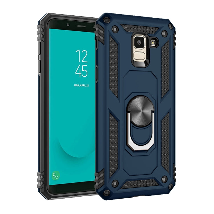 Armor Shockproof TPU + PC Protective Case for Galaxy J6 (2018), with 360 Degree Rotation Holder