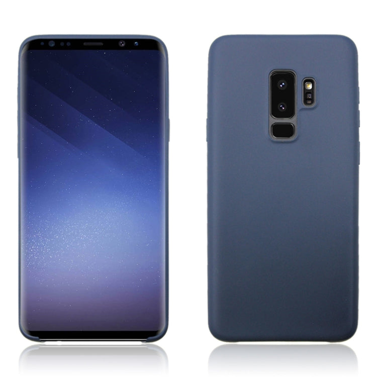 For Galaxy S9+ Pure Color TPU Dropproof Protective Back Cover Case