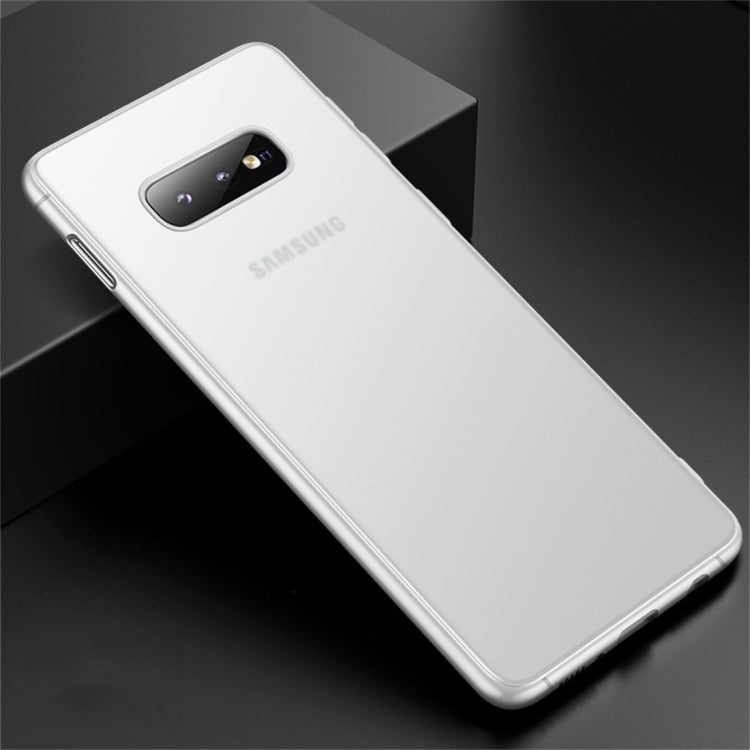 CAFELE Ultra-thin Frosted Soft TPU Protective Case for Galaxy S10 E (White)