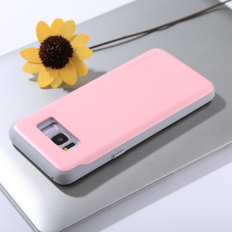 GOOSPERY for Galaxy S8+ / G955 TPU + PC Sky Slide Bumper Protective Back Case with Card Slots