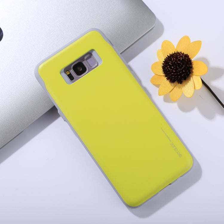 GOOSPERY for Galaxy S8+ / G955 TPU + PC Sky Slide Bumper Protective Back Case with Card Slots