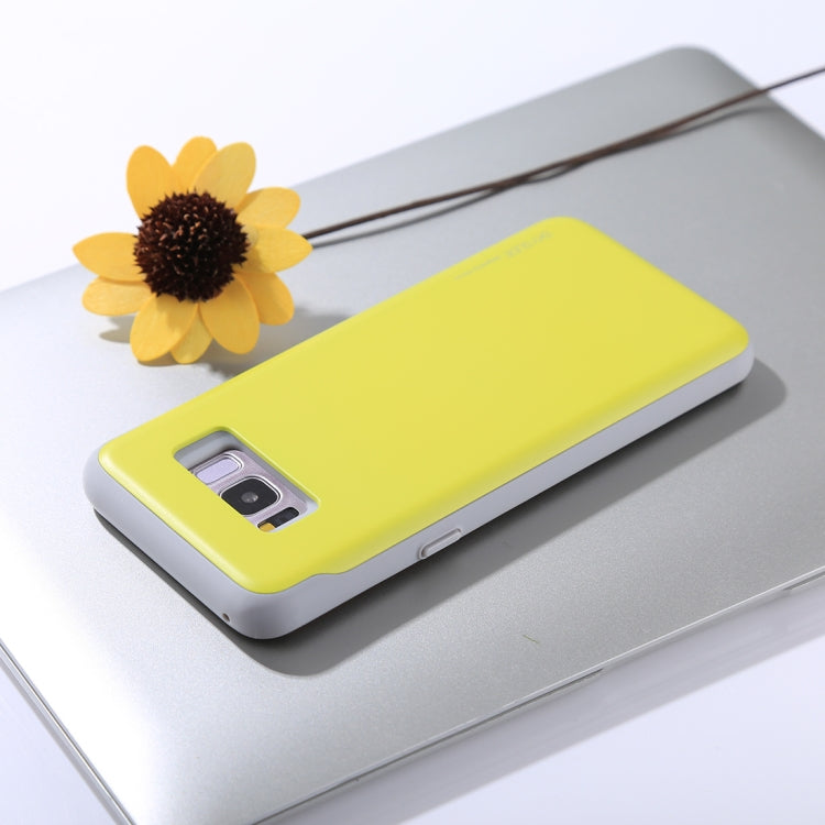 GOOSPERY for Galaxy S8+ / G955 TPU + PC Sky Slide Bumper Protective Back Case with Card Slots