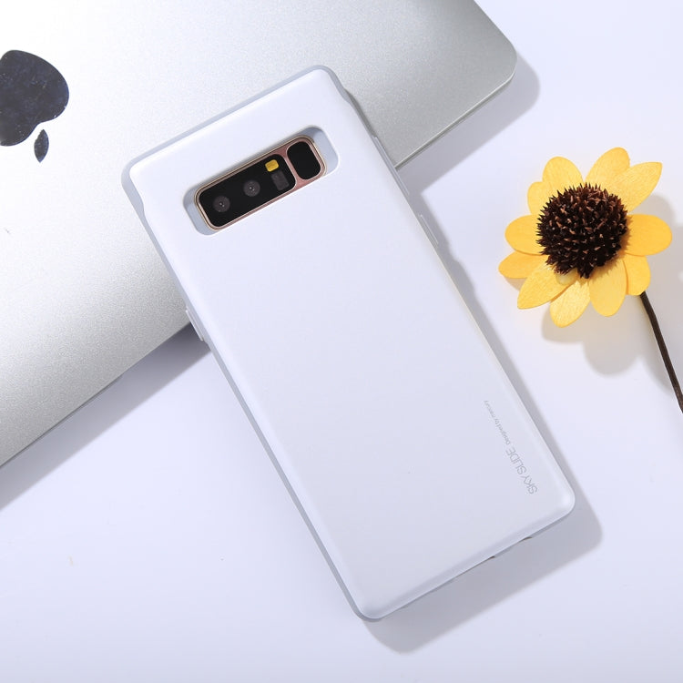 GOOSPERY for Galaxy Note 8 / N950 TPU + PC Sky Slide Bumper Protective Back Case with Card Slots
