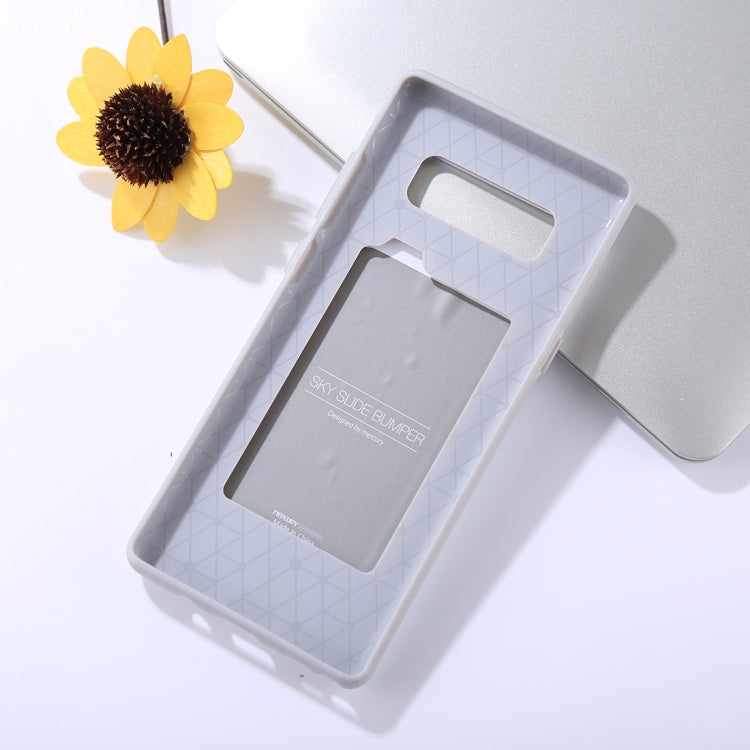 GOOSPERY for Galaxy Note 8 / N950 TPU + PC Sky Slide Bumper Protective Back Case with Card Slots