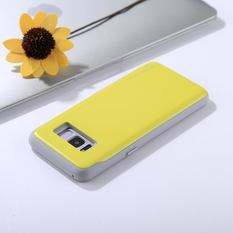 GOOSPERY for Galaxy S8 / G950 TPU + PC Sky Slide Bumper Protective Back Case with Card Slots