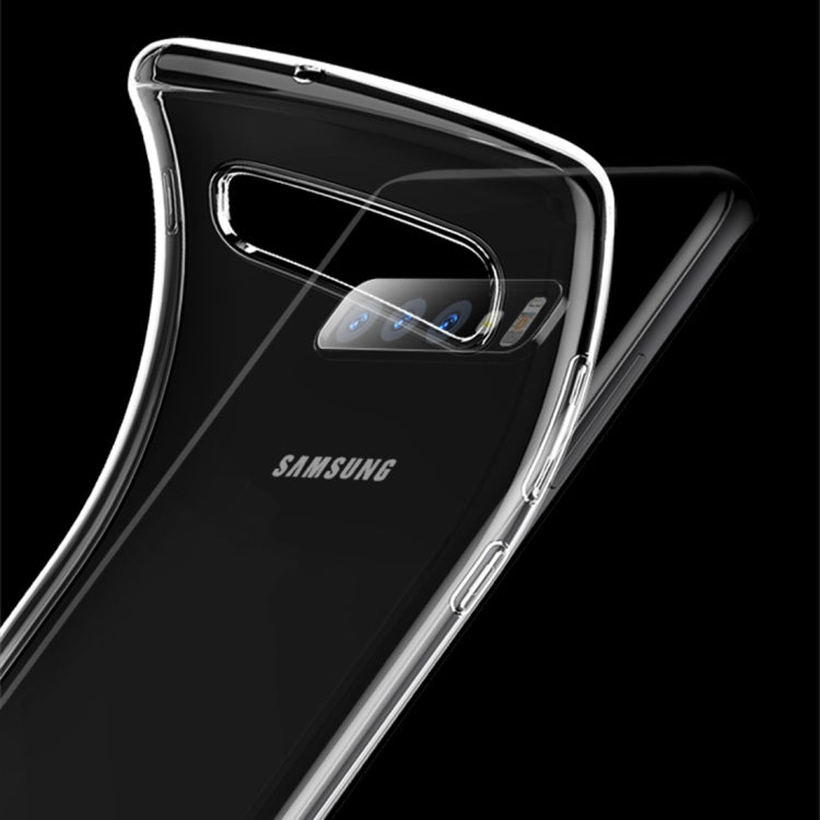 TOTUDESIGN Soft Series Droppoof TPU Protective Case for Galaxy S10 Plus (Transparent)
