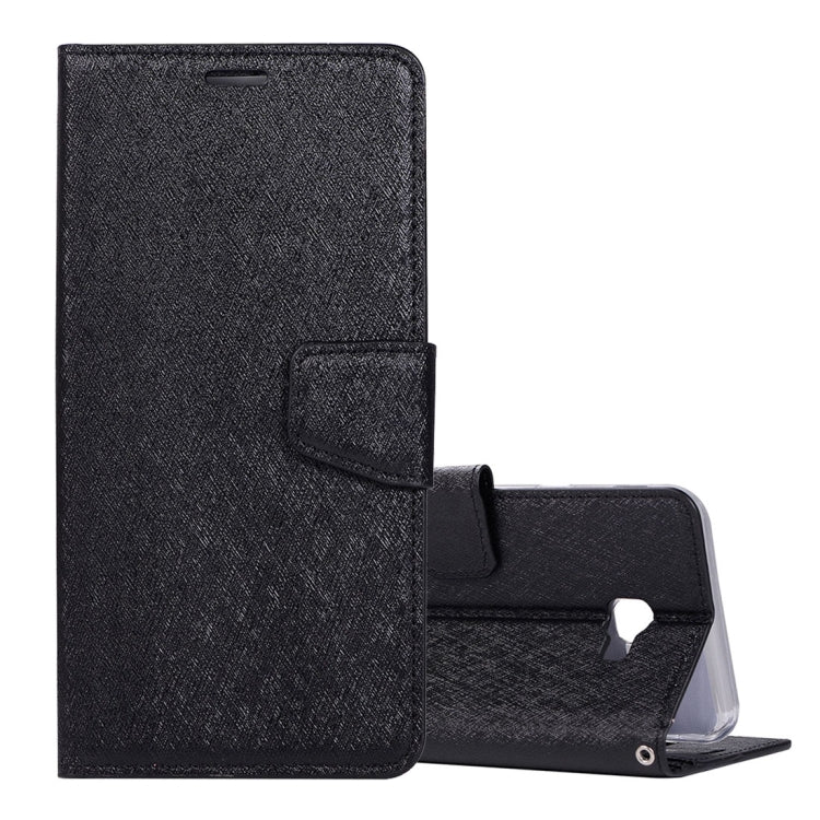 Silk Texture Horizontal Flip Leather Case for Galaxy J4+ / J4 Prime, with Holder & Card slots & Wallet & Photo Frame