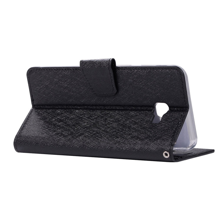 Silk Texture Horizontal Flip Leather Case for Galaxy J4+ / J4 Prime, with Holder & Card slots & Wallet & Photo Frame