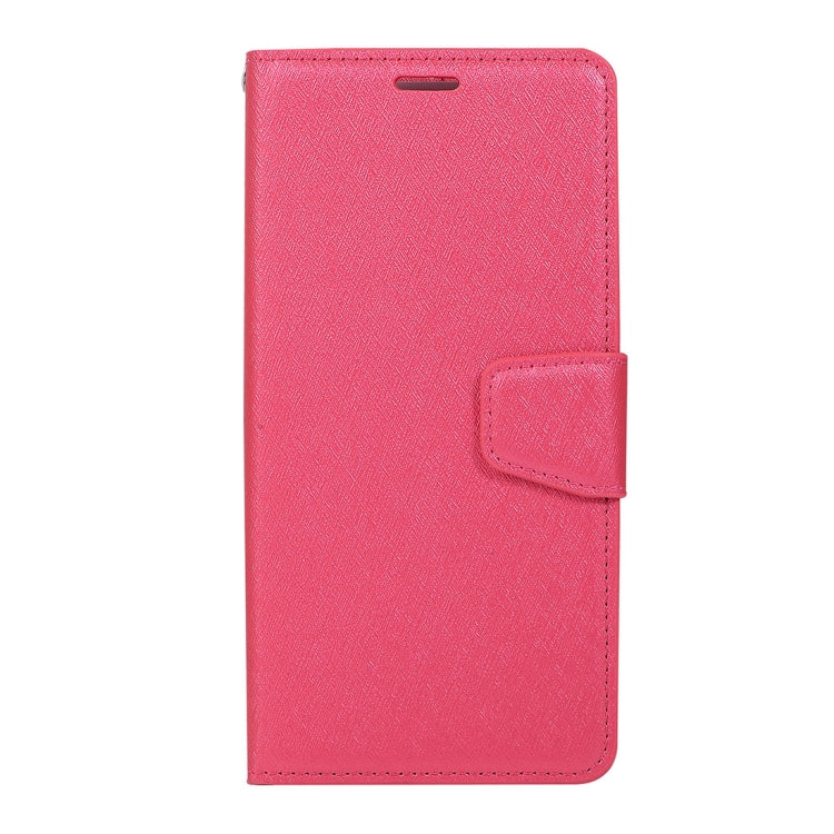 Silk Texture Horizontal Flip Leather Case for Galaxy J4+ / J4 Prime, with Holder & Card slots & Wallet & Photo Frame