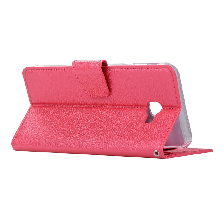 Silk Texture Horizontal Flip Leather Case for Galaxy J4+ / J4 Prime, with Holder & Card slots & Wallet & Photo Frame