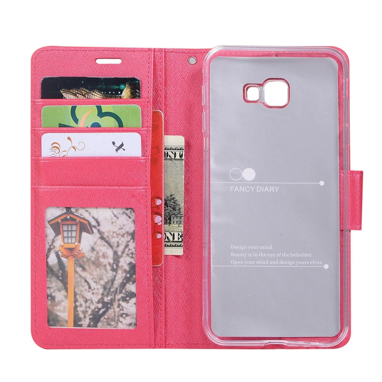 Silk Texture Horizontal Flip Leather Case for Galaxy J4+ / J4 Prime, with Holder & Card slots & Wallet & Photo Frame