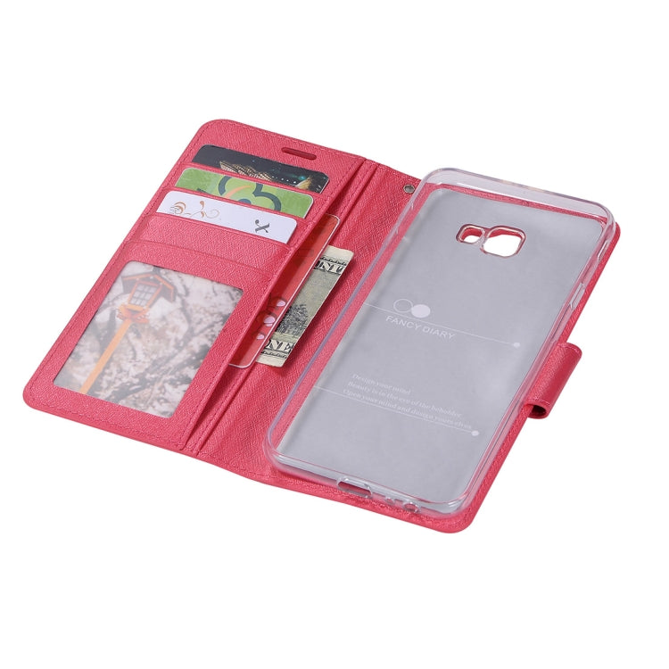 Silk Texture Horizontal Flip Leather Case for Galaxy J4+ / J4 Prime, with Holder & Card slots & Wallet & Photo Frame