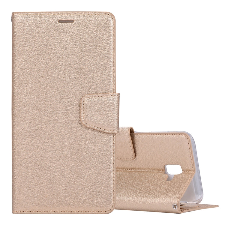 Silk Texture Horizontal Flip Leather Case for Galaxy J6+ / J6 Prime, with Holder & Card slots & Wallet & Photo Frame
