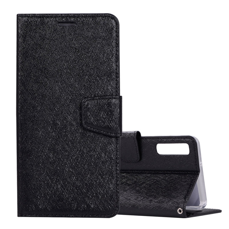 Silk Texture Horizontal Flip Leather Case for Galaxy A7 (2018), with Holder & Card slots & Wallet & Photo Frame