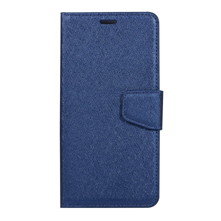 Silk Texture Horizontal Flip Leather Case for Galaxy A7 (2018), with Holder & Card slots & Wallet & Photo Frame