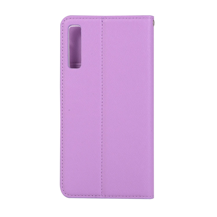 Silk Texture Horizontal Flip Leather Case for Galaxy A7 (2018), with Holder & Card slots & Wallet & Photo Frame