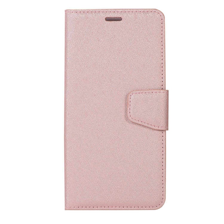 Silk Texture Horizontal Flip Leather Case for Galaxy A7 (2018), with Holder & Card slots & Wallet & Photo Frame