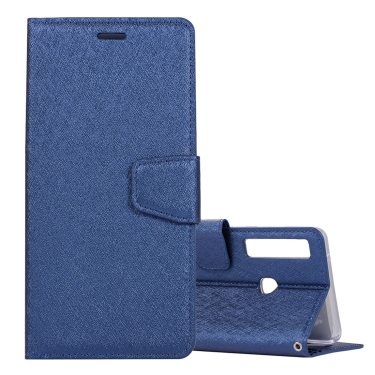 Silk Texture Horizontal Flip Leather Case for Galaxy A9 (2018) / A9s, with Holder & Card slots & Wallet & Photo Frame