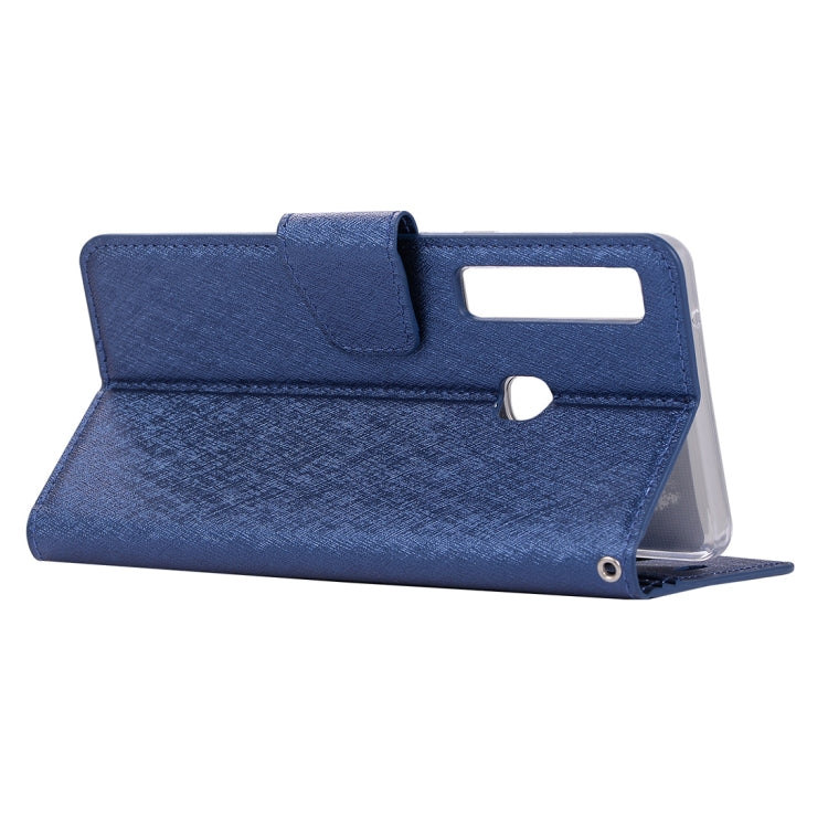 Silk Texture Horizontal Flip Leather Case for Galaxy A9 (2018) / A9s, with Holder & Card slots & Wallet & Photo Frame