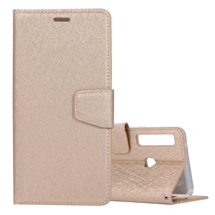 Silk Texture Horizontal Flip Leather Case for Galaxy A9 (2018) / A9s, with Holder & Card slots & Wallet & Photo Frame