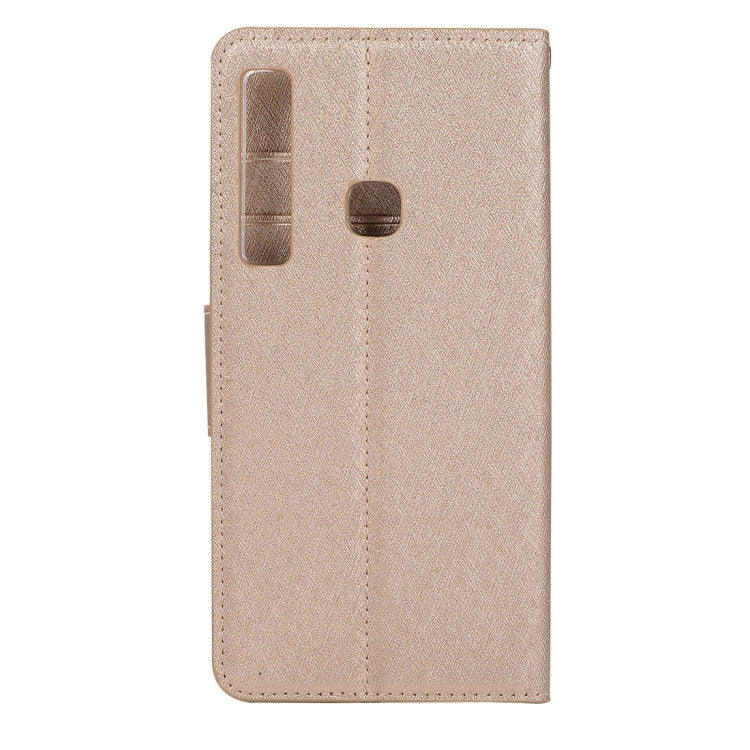 Silk Texture Horizontal Flip Leather Case for Galaxy A9 (2018) / A9s, with Holder & Card slots & Wallet & Photo Frame