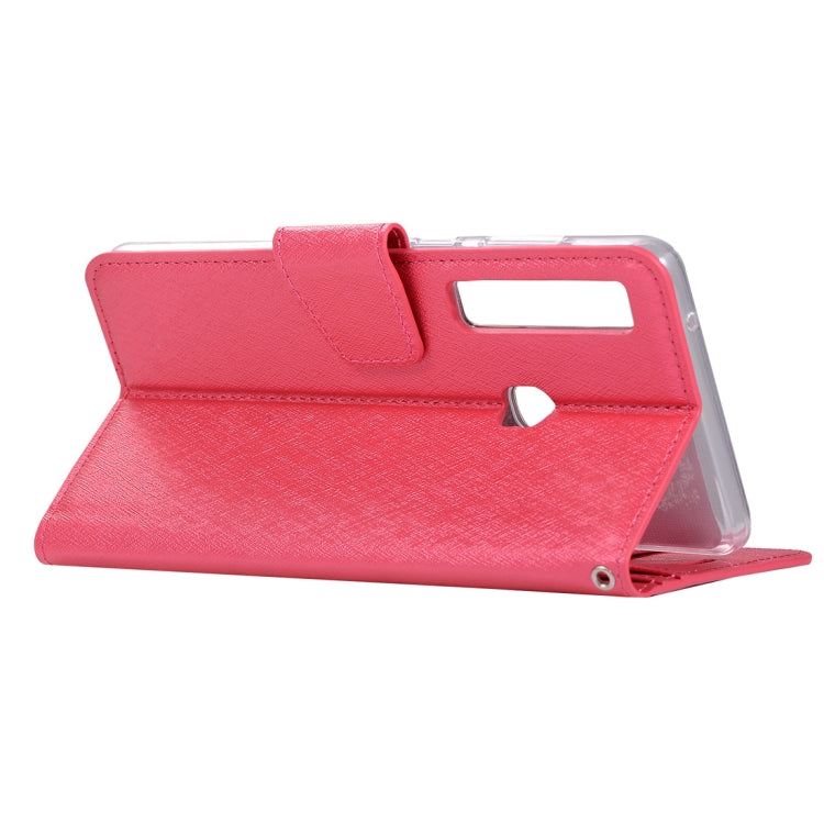 Silk Texture Horizontal Flip Leather Case for Galaxy A9 (2018) / A9s, with Holder & Card slots & Wallet & Photo Frame