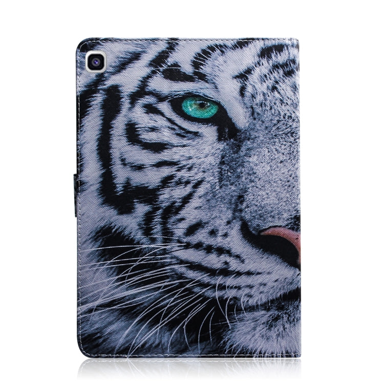 Tiger Pattern Horizontal Flip Leather Case for Galaxy Tab A 8 (2019) / P200 / P205, with Holder & Card Slot & Wallet
