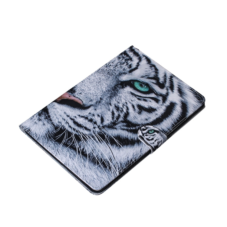 Tiger Pattern Horizontal Flip Leather Case for Galaxy Tab A 8 (2019) / P200 / P205, with Holder & Card Slot & Wallet