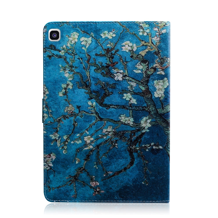 Apricot Blossom Pattern Horizontal Flip Leather Case for Galaxy Tab A 8 (2019) / P200 / P205, with Holder & Card Slot & Wallet