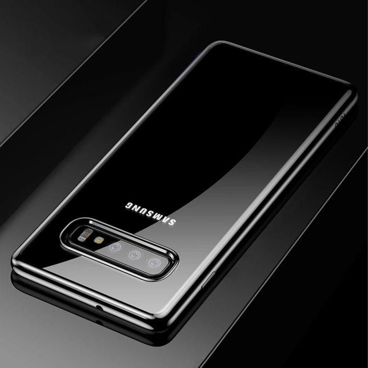 TOTUDESIGN Concise Series Shockproof Electroplating TPU Protective Case for Galaxy S10 Plus