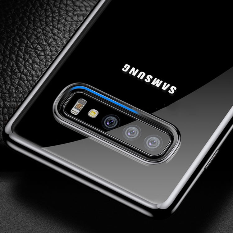 TOTUDESIGN Concise Series Shockproof Electroplating TPU Protective Case for Galaxy S10 Plus